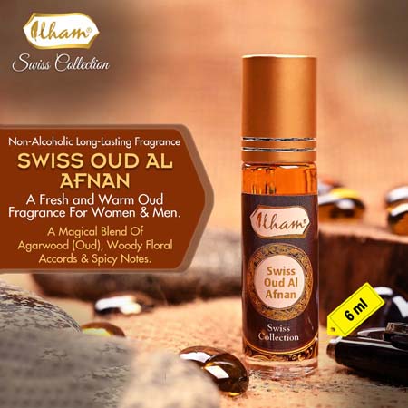 SWISS OUD AL AFNAN (6 ML NON ALCOHOLIC PERFUME)