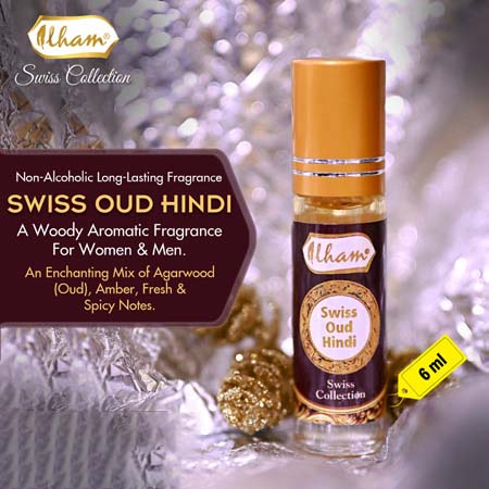SWISS OUD HINDI (6 ML NON ALCOHOLIC PERFUME)