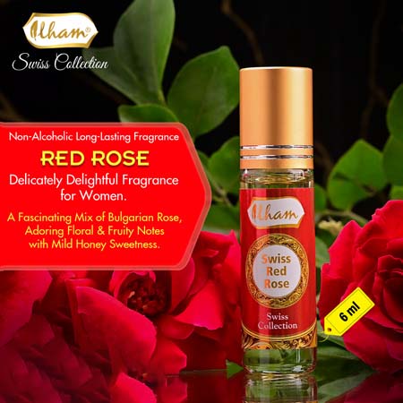 SWISS RED ROSE (6 ML NON ALCOHOLIC PERFUME)